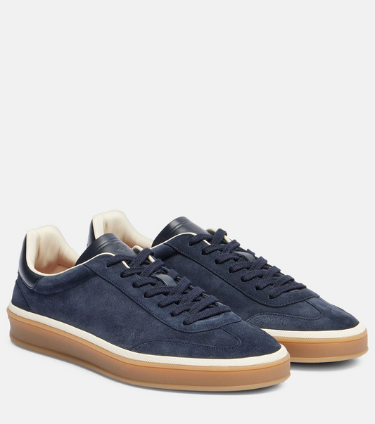 Loro Piana Tennis Suede Sneakers