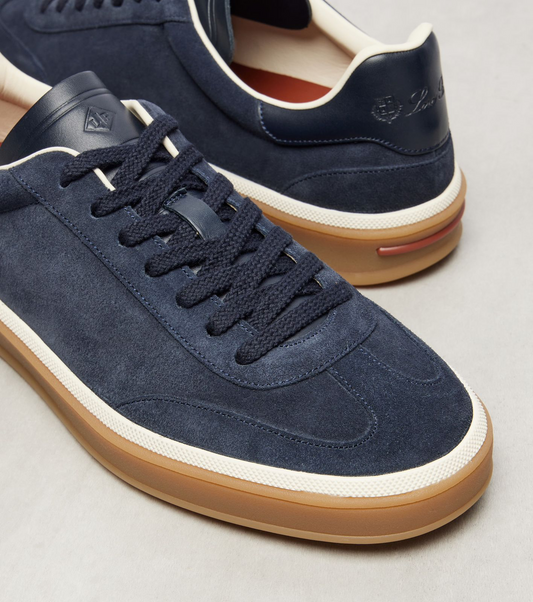 Loro Piana Tennis Suede Sneakers